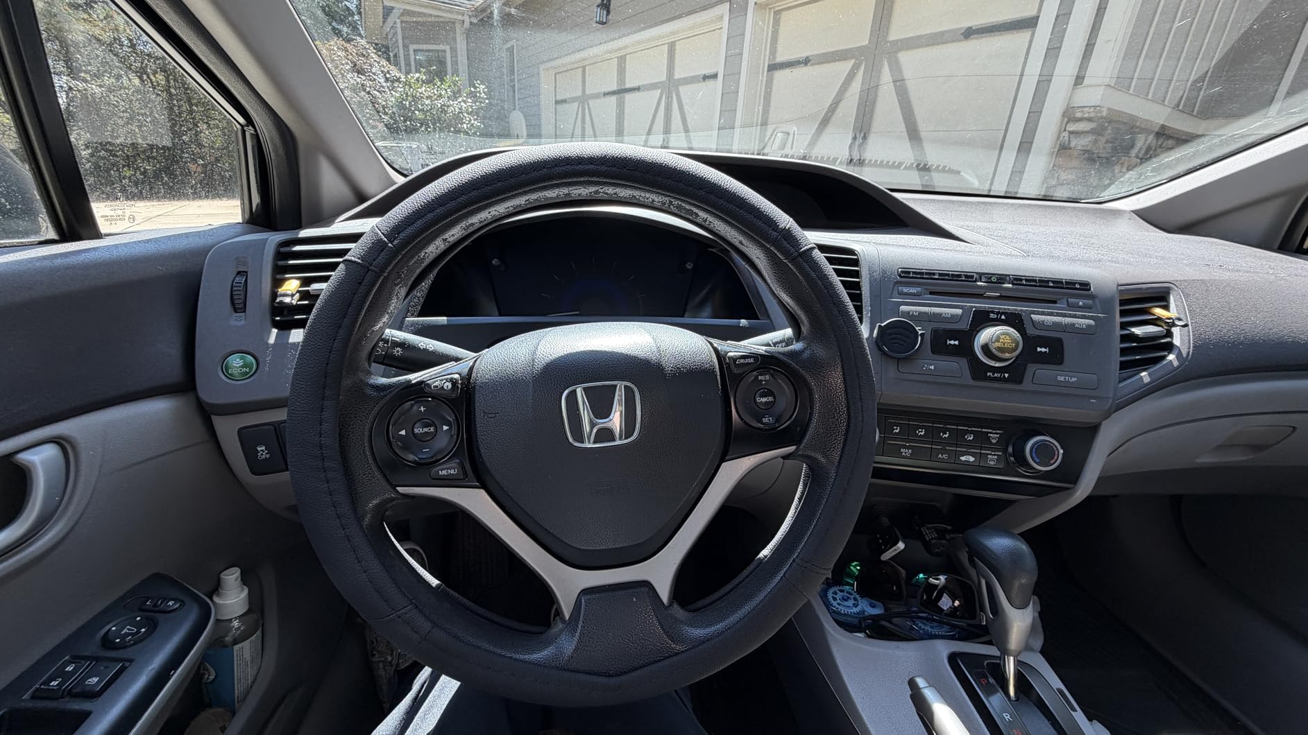 SEG Direct Car Steering Wheel Cover Universal Standard Size 14.5-15 inch, Black Microfiber Leather customer photo 1