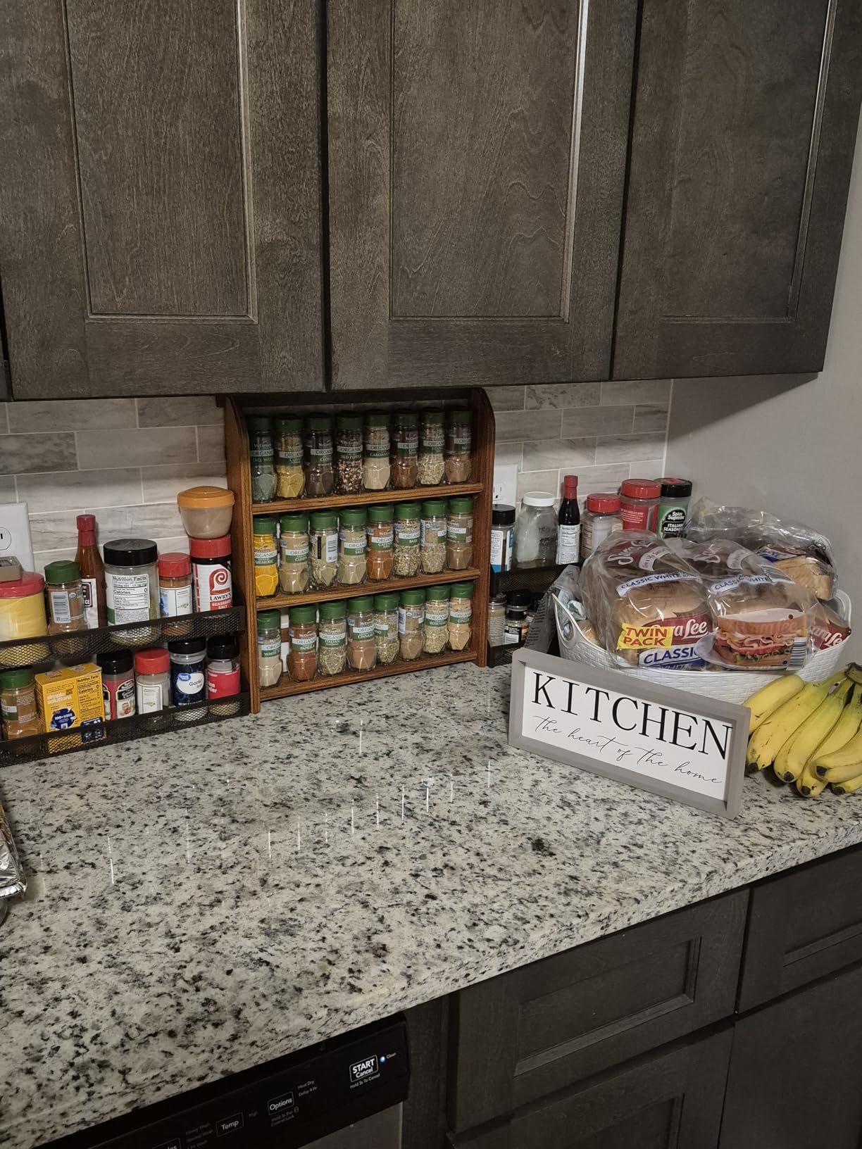 McCormick Gourmet Three Tier Wood 24 Piece Organic Spice Rack Organizer with Spices Included, 27.6 oz customer photo 1
