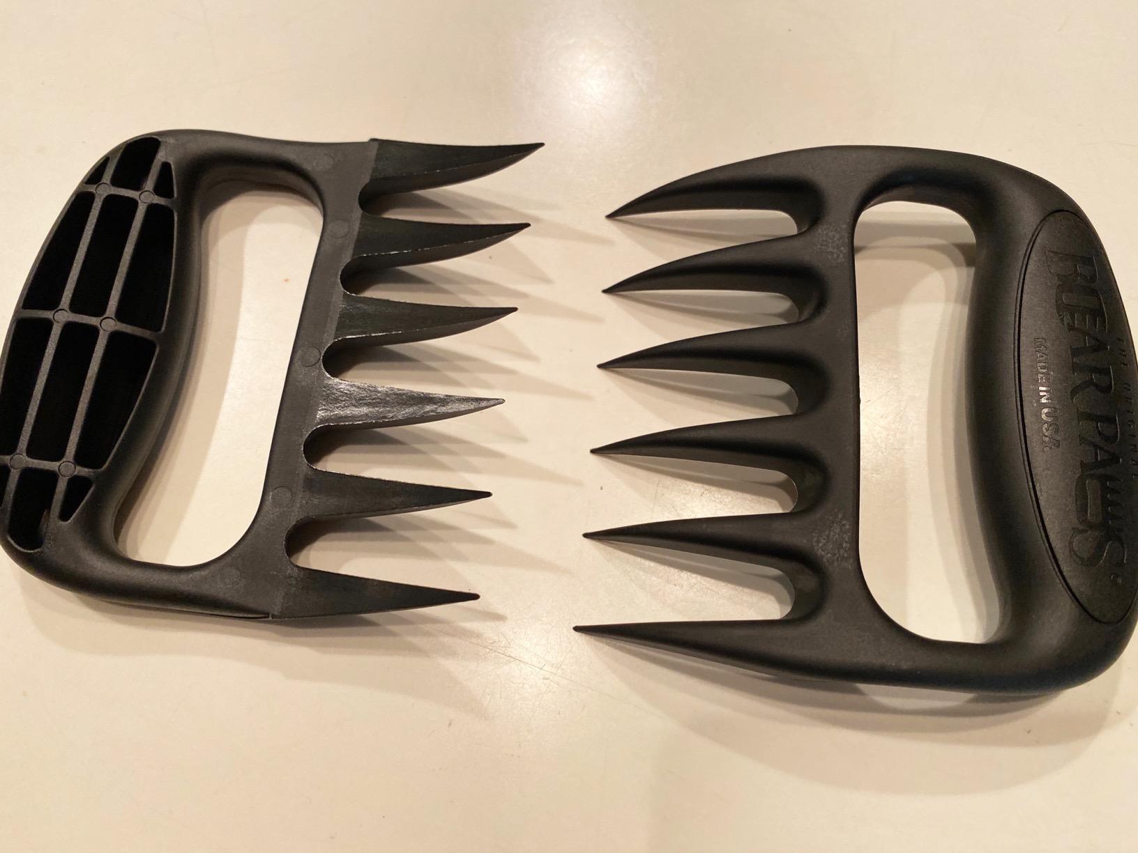 Bear Paws Meat Claws - The Original BBQ Meat Shredder Claws for Pulled Pork, USA Made - Easily Lift, Shred, Pull and Serve Pork, Chicken, Brisket and Turkey (Orange) customer photo 2