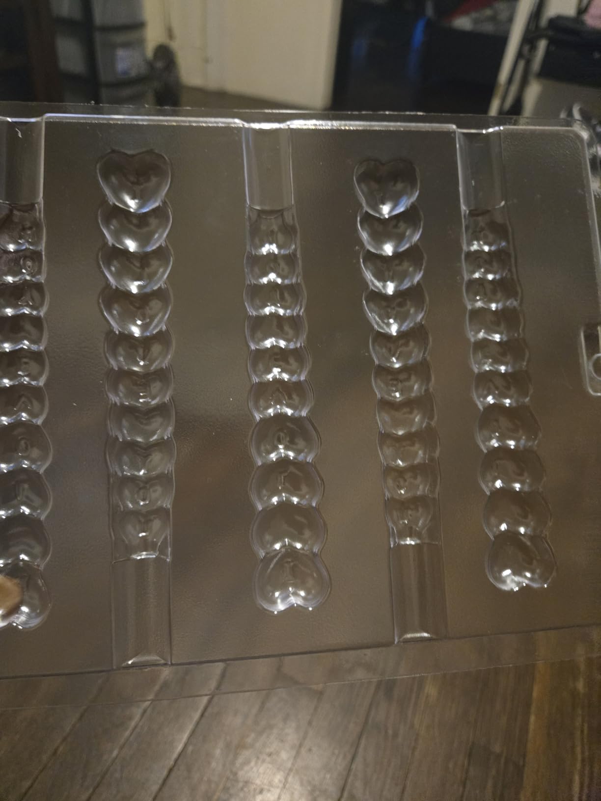 Valentine Day I LOVE YOU Heart Pretzel Lollipop Chocolate Mold Soap Mold SHIPS SAME DAY m162 customer photo 1