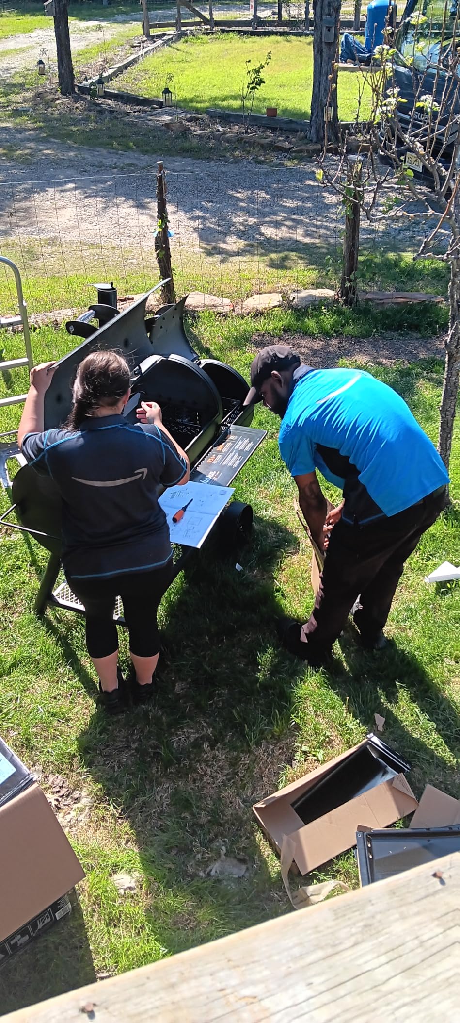 Oklahoma Joe's Longhorn Reverse Flow Offset Charcoal Smoker and Grill customer photo 1