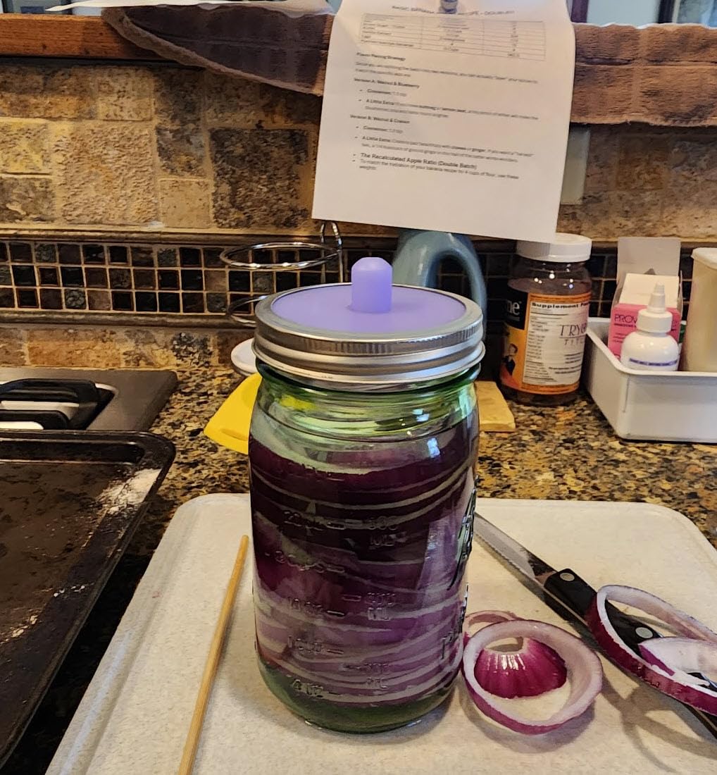 Masontops Pickle Pipes - Airlock Fermentation Lids - Fermentation Kit For Wide Mouth Mason Jar Sauerkraut & Pickle Kit customer photo 1