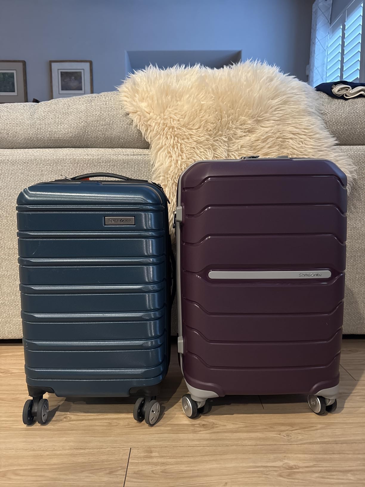 Samsonite Freeform Large Checked Luggage with Dual 360° Spinner Wheels - TSA Lock, Airline-Approved - Lightweight Durable Polypropylene Expandable Hardshell - Black customer photo 1