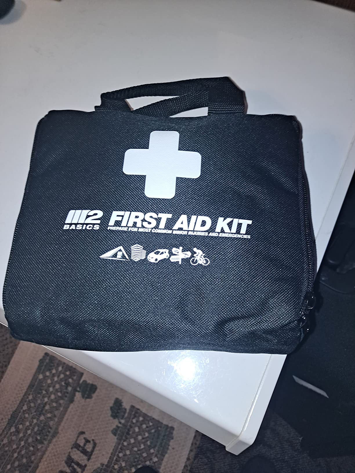 M2 BASICS 300 Piece First Aid Kit, 40 Items, Compact Emergency Medical Kit with Durable Carry Bag for Home, Car, Travel, Office, Camping customer photo 2