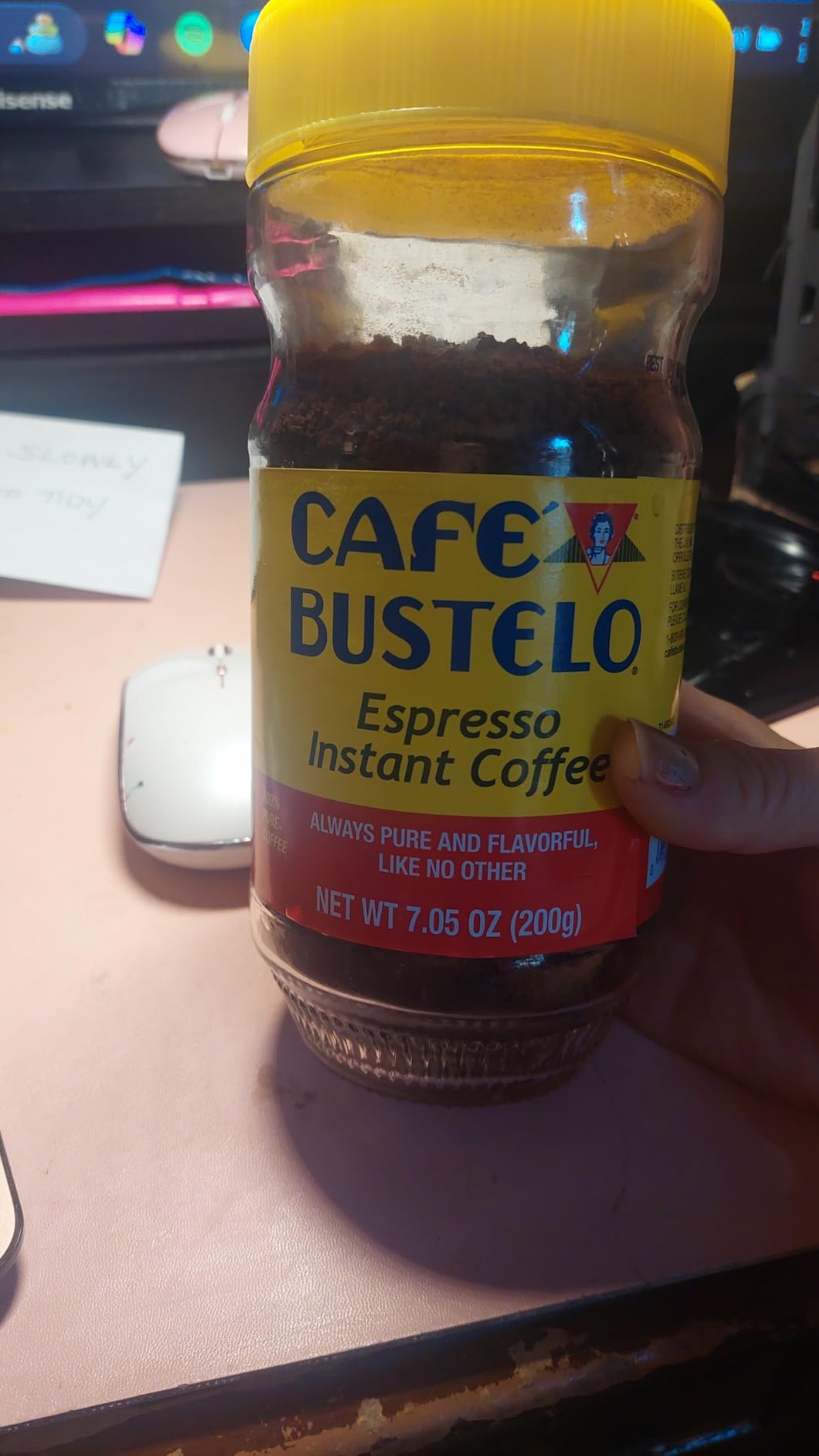 Cafe Bustelo Espresso Style Dark Roast Instant Coffee, 7.05 Ounces customer photo 1