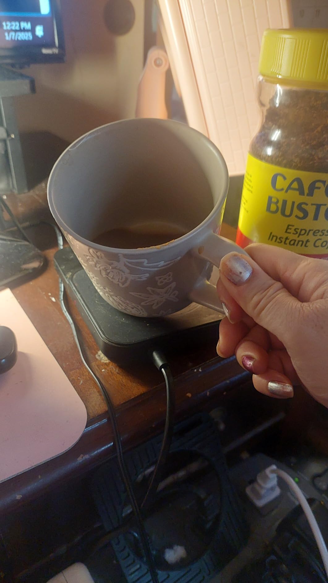 Cafe Bustelo Espresso Style Dark Roast Instant Coffee, 7.05 Ounces customer photo 2