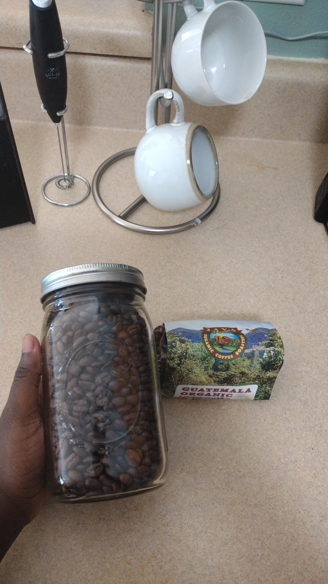 Low Acid Organic Coffee - Whole Bean, Mold-Free & Stomach Friendly by Java Planet, Guatemalan Single Origin Coffee, Medium Roast, Smooth Full Flavored, Smithsonian Bird Friendly, 1LB Bag customer photo 1