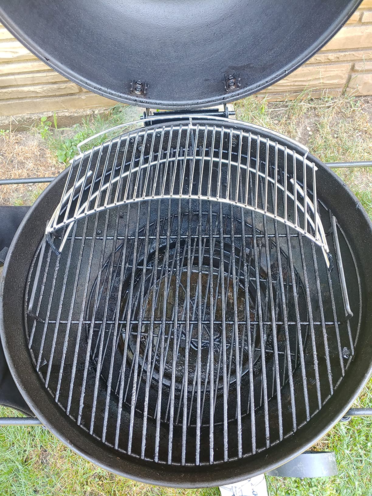 onlyfire Warming Cooking Rack Fits for Charcoal Kettle Grills Like Weber, Char-Broil and Ceramic Grills customer photo 1