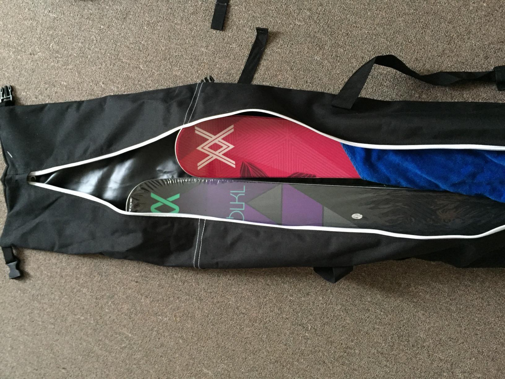 Athletico Ski Bag and Ski Boot Bag Combo - Ski Bags for Air Travel - Unpadded Snow Ski Bags Fit Skis Up to 200cm - For Men, Women, Adults, and Children customer photo 1