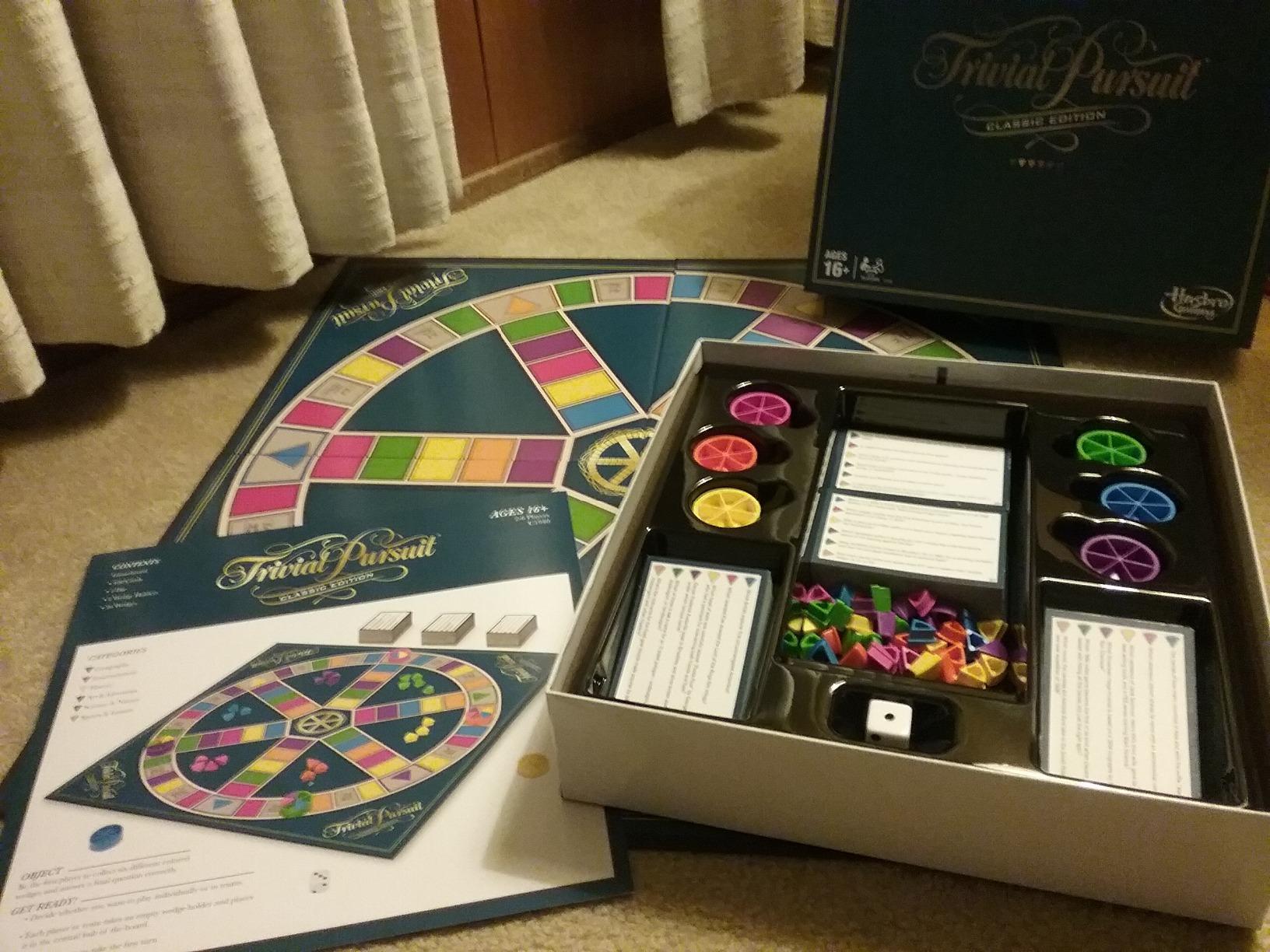 Trivial Pursuit Classic Edition Board Game for Adults and Teens Ages 16 and Up, Trivia Game for 2-6 Players customer photo 1