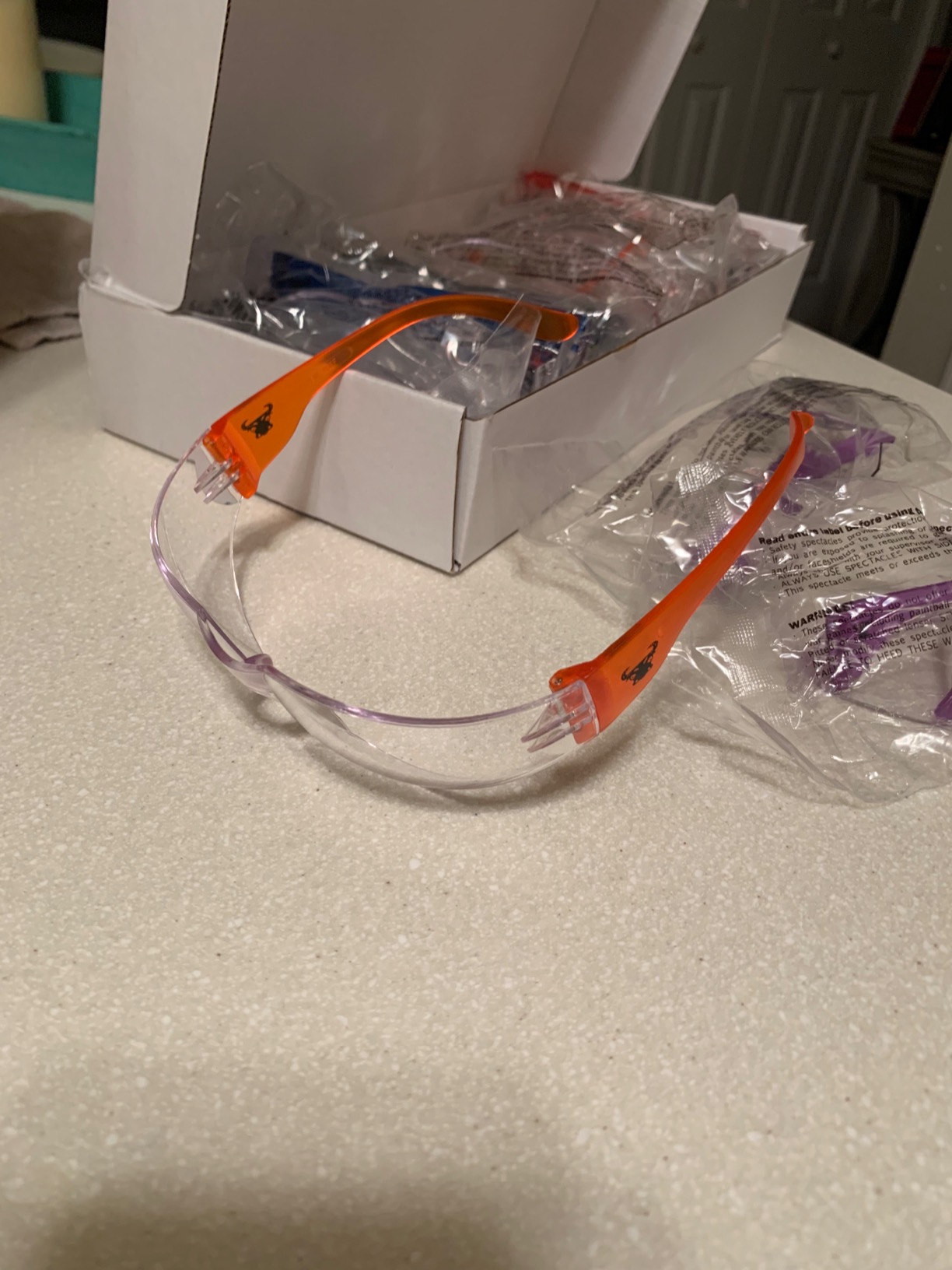 EyePRO Safety Glasses & Goggles Set, Clear Anti-Fog Lens, UV400 Protection, ANSI Z87.1 Certified, Adjustable, 6/12 Pack customer photo 1