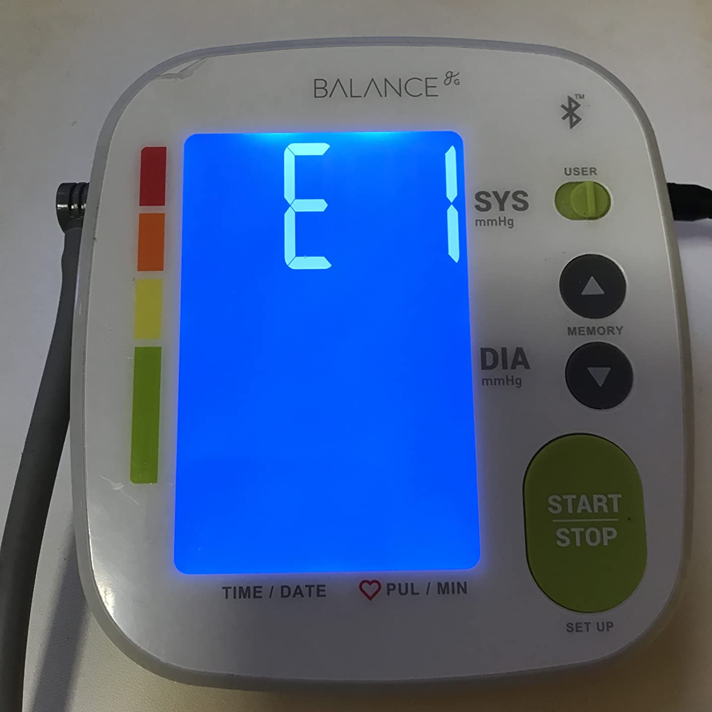 Greater Goods Bluetooth Smart Blood Pressure Monitor for Home Use - Automatic Digital Upper Arm BP Machine with 8.7