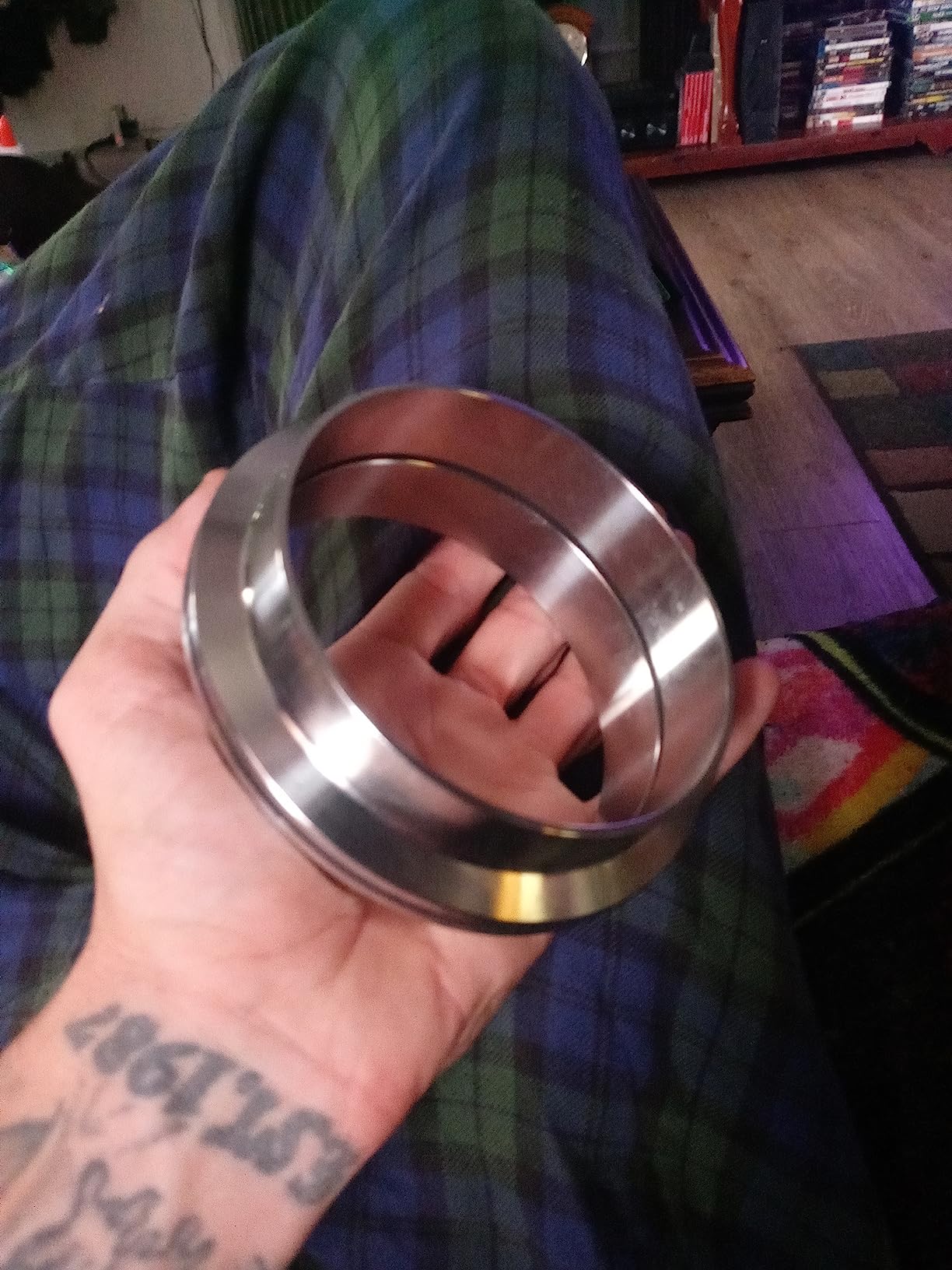DERNORD Stainless Steel Tri-clamp (Tri-clover Clamp) + 2 Pcs SUS304 Sanitary Pipe Weld Ferrule + FKM Gasket (1.5 Inch OD 38MM) customer photo 1