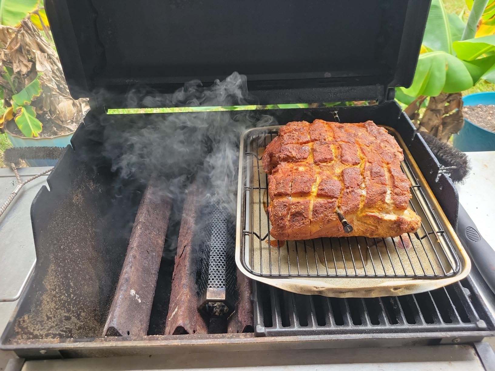 LIZZQ Premium Pellet Smoker Tube 12 inches - 5 Hours of Billowing Smoke, Hot or Cold Smoking, for Any Grill or Smoker customer photo 1