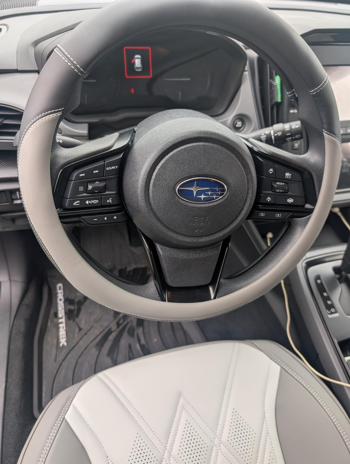 Valleycomfy Microfiber Leather Steering Wheel Cover Universal 15 inch (Black) customer photo 2