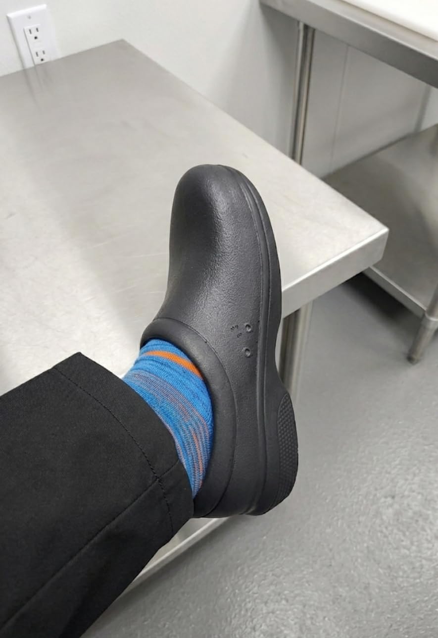 Crocs On The Clock Work Slip-On customer photo 1