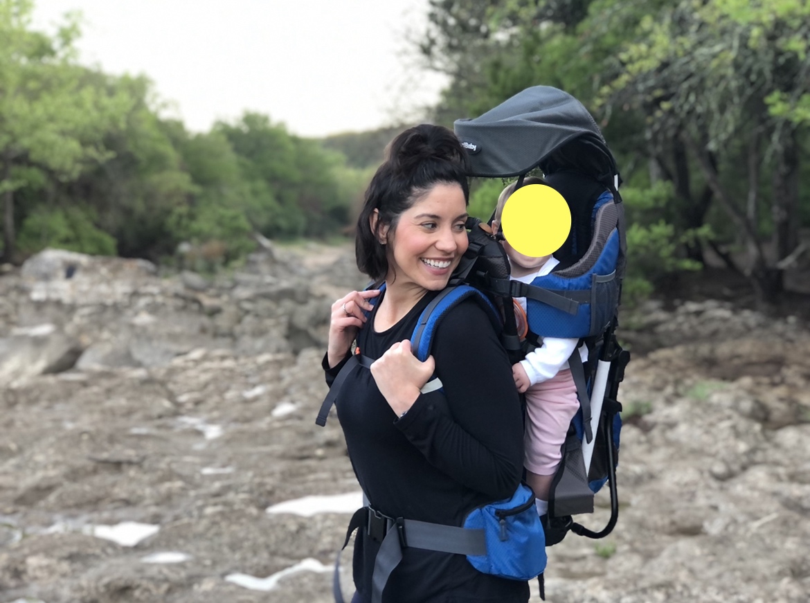 Hiking Baby Carrier Backpack - Comfortable Toddler/Baby Backpack Carrier System with Diaper Change Pad, Insulated Pocket + Rain and Sun Hood customer photo 2