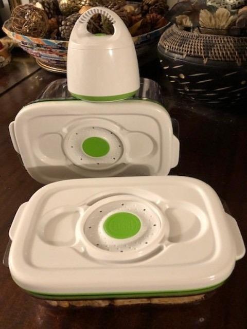 FOSA Vacuum Seal Containers (2-Pack, 49oz) - Airtight Food Storage Containers for Freshness | BPA-Free, Dishwasher Safe | Ideal for Meal Prep, Leftovers, Dry Goods (Pump Sold Separately) customer photo 2