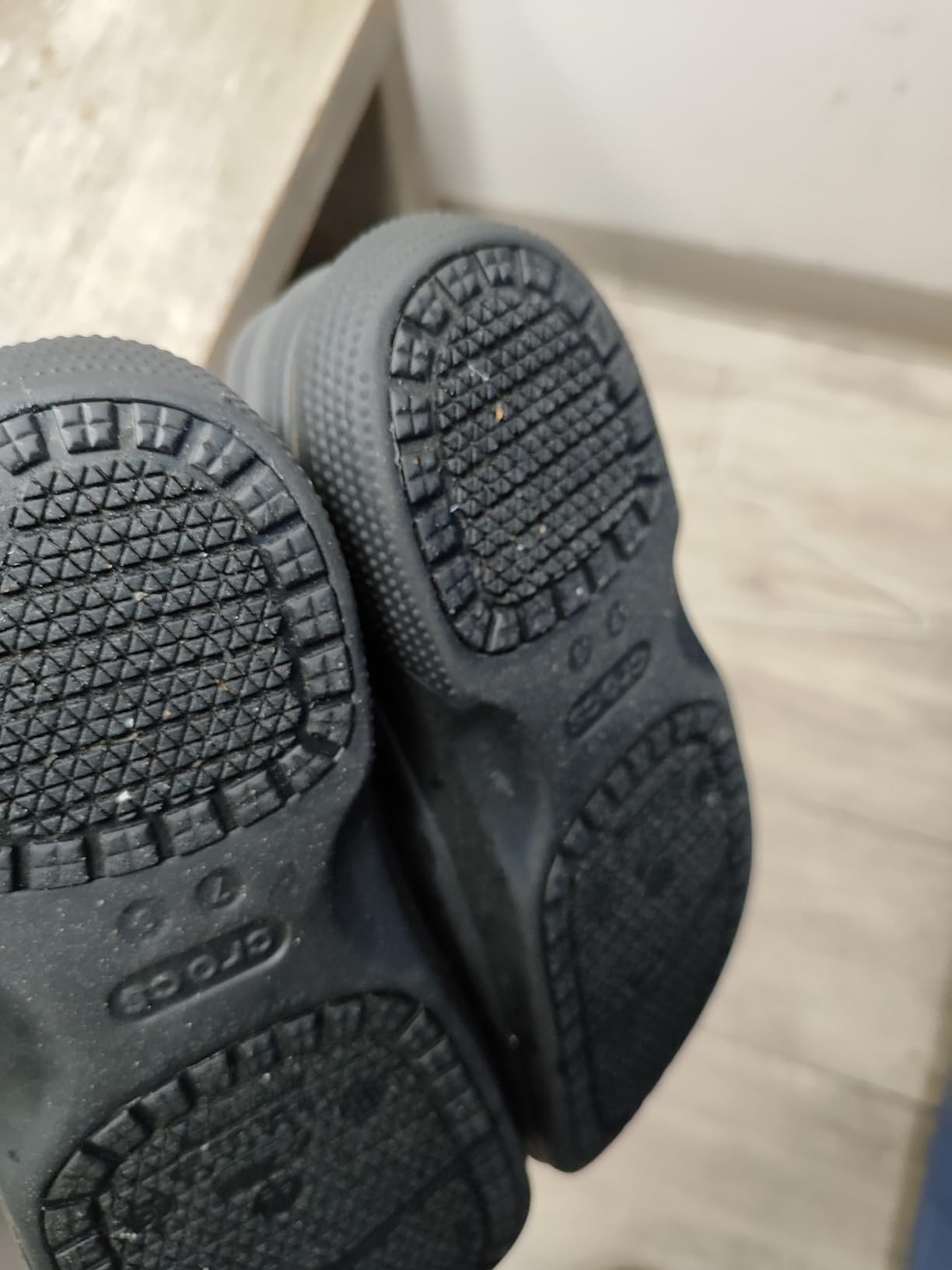 Crocs Unisex-Adult On The Clock Work Clogs | Enclosed Toe | Slip Resistant | All Day Comfort customer photo 2