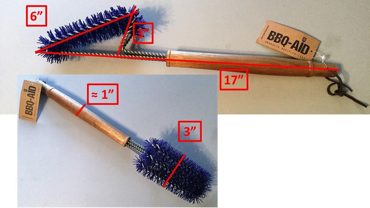 BBQ-AID Grill Brush for Outdoor Grill Bristle Free - 18