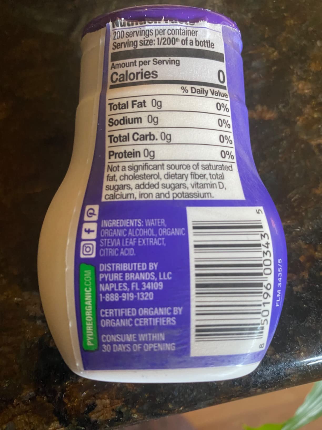 Pyure Organic Liquid Stevia Extract Sweetener - Simply Sweet, 1.8 fl Oz customer photo 2