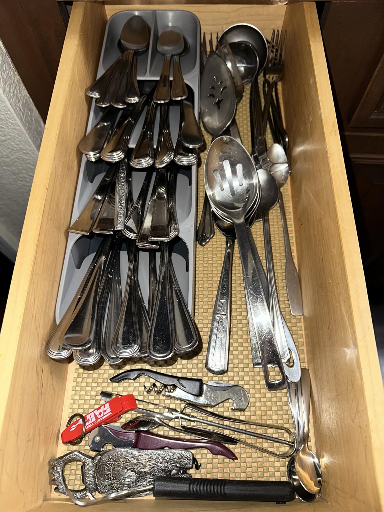Joseph Joseph DrawerStore Compact Utensil Organizer For Kitchen Drawer Silverware, Flatware Tray, Small, Grey customer photo 2