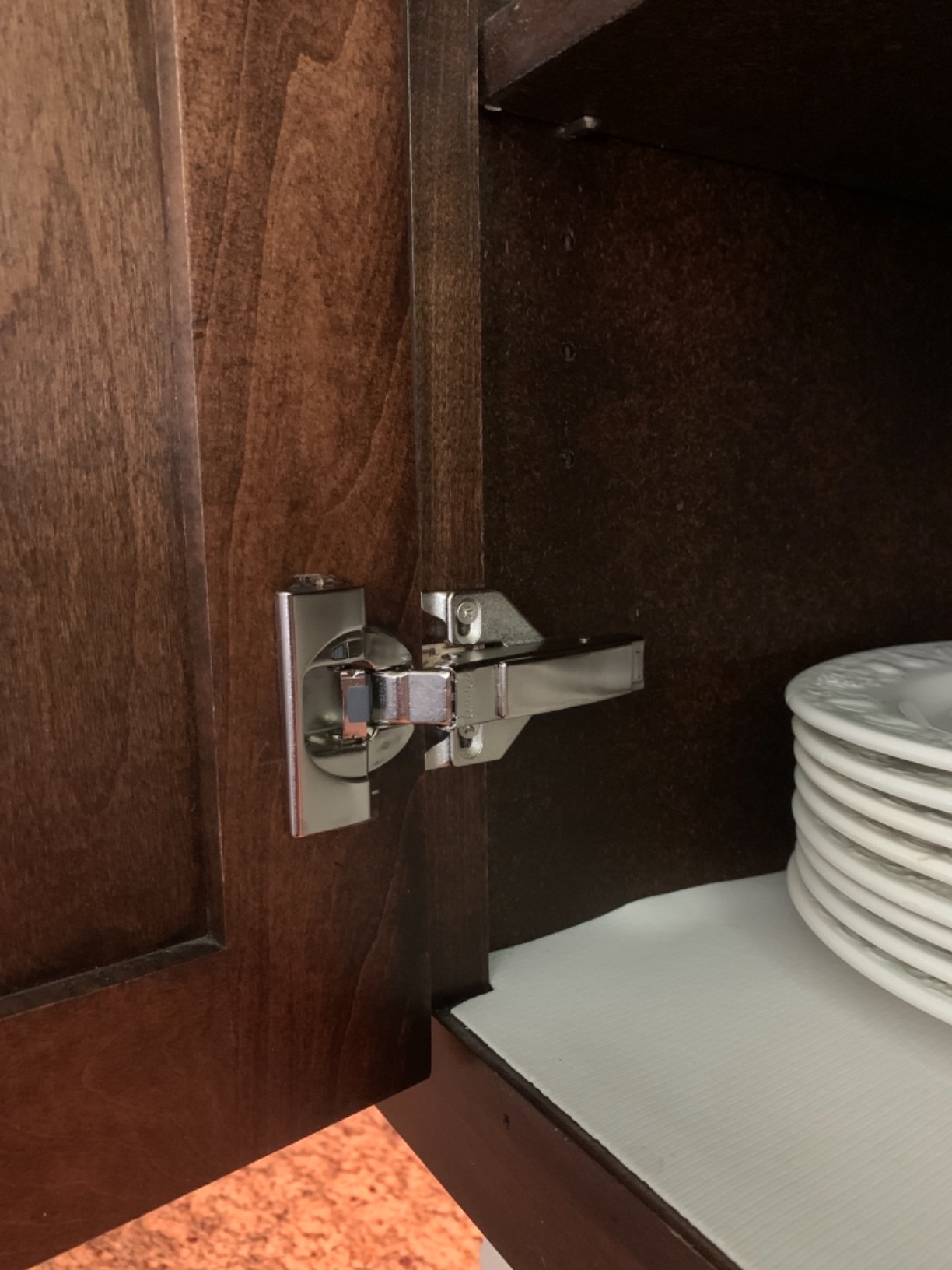 Blum CLIP top BLUMOTION Soft Close Hinges, 110 degree, Self Closing, FACEFRAME with Mounting Plates, and hinge cover plates (1/2 to 3/4