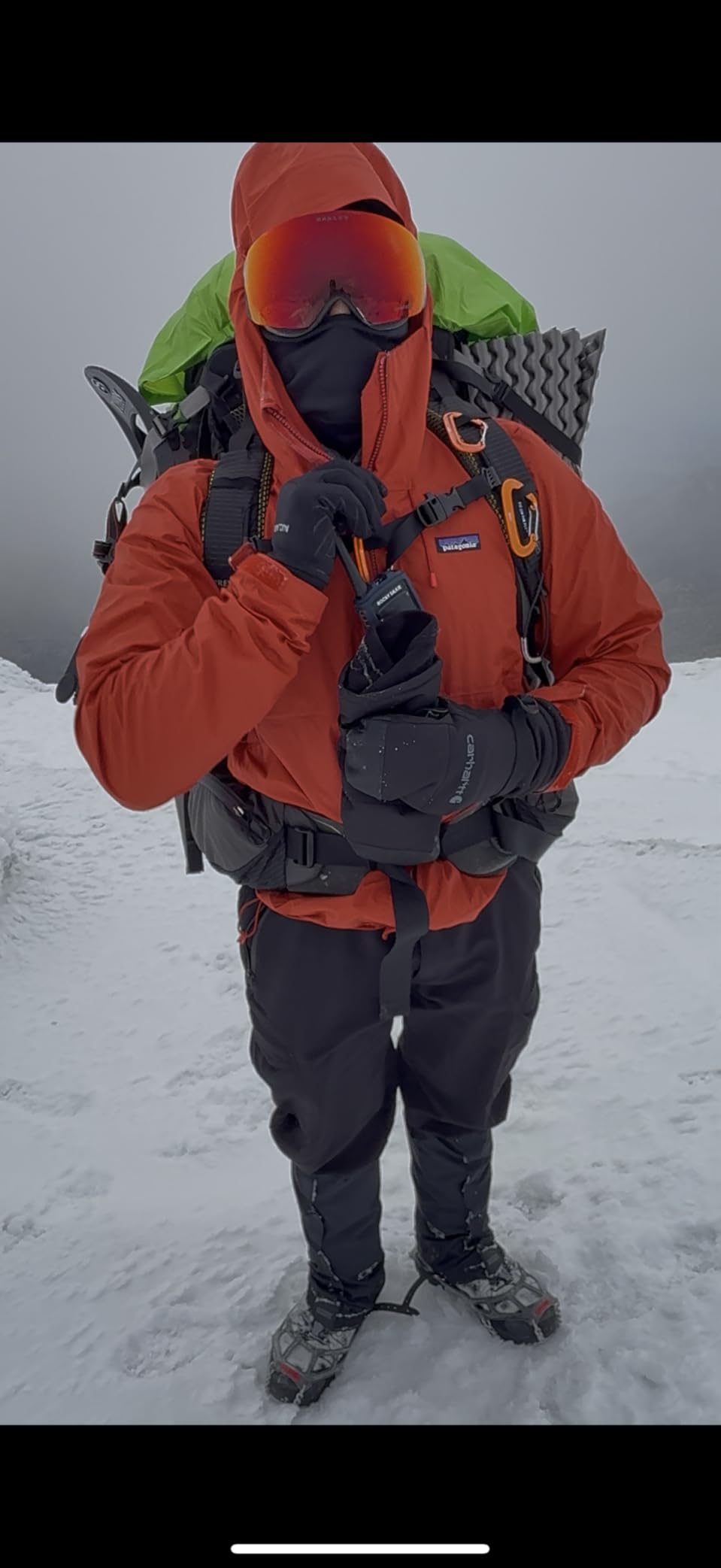 Men's Outdoor Softshell Fleece Lined Cargo Pants Snow Ski Hiking Pants with Belt customer photo 1