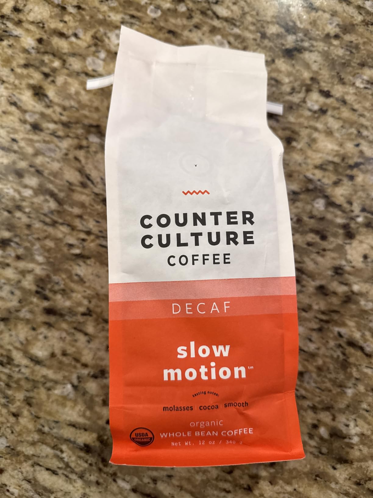 Counter Culture Coffee Slow Motion Decaf - Medium Roast, Organic, Sustainably Farmed, Kosher, Whole Bean Coffee, 12 oz (1 Bag) customer photo 2