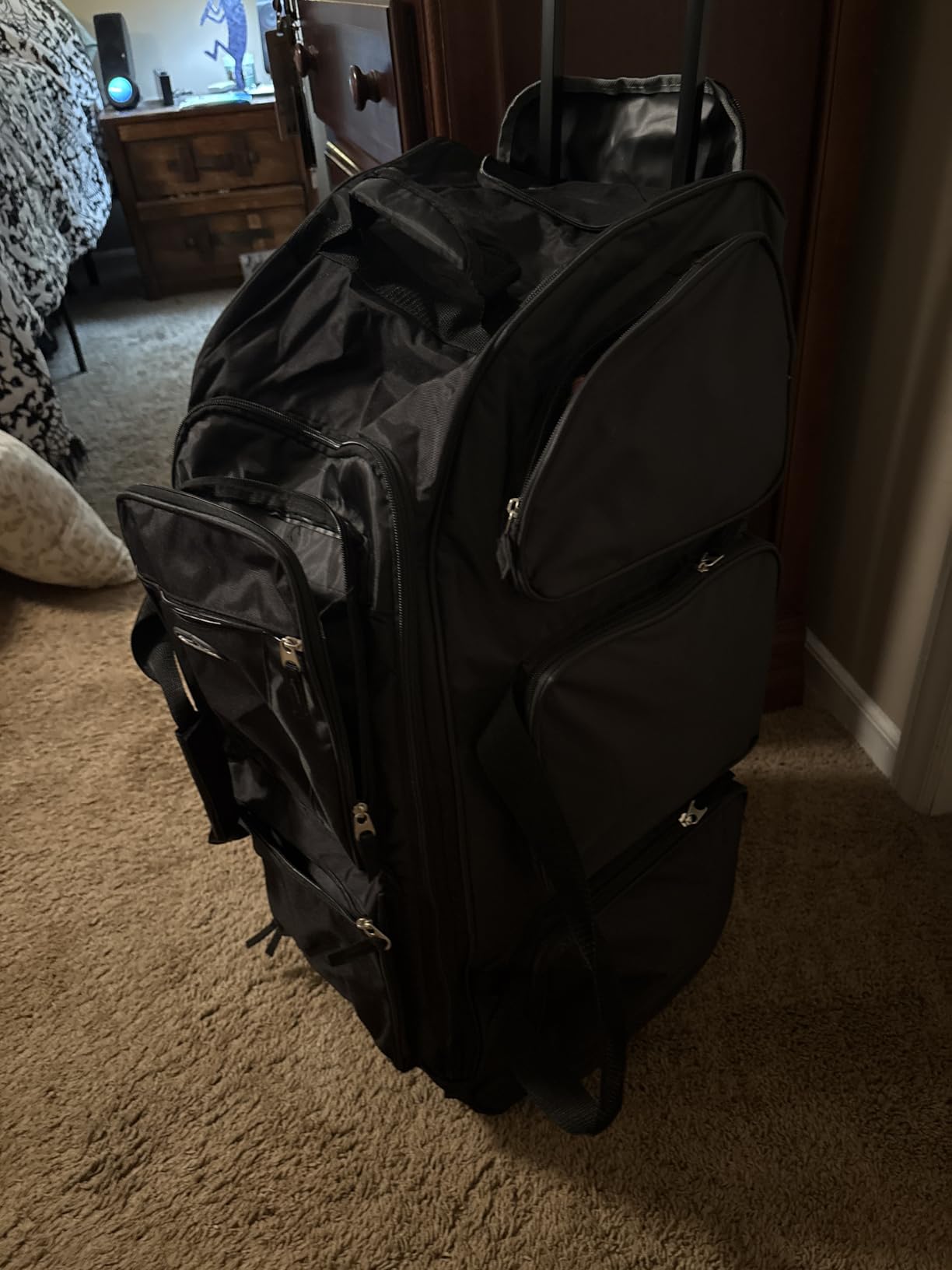 Travelers Club Xpedition 30 Inch Multi-Pocket Upright Rolling Duffel Bag customer photo 2