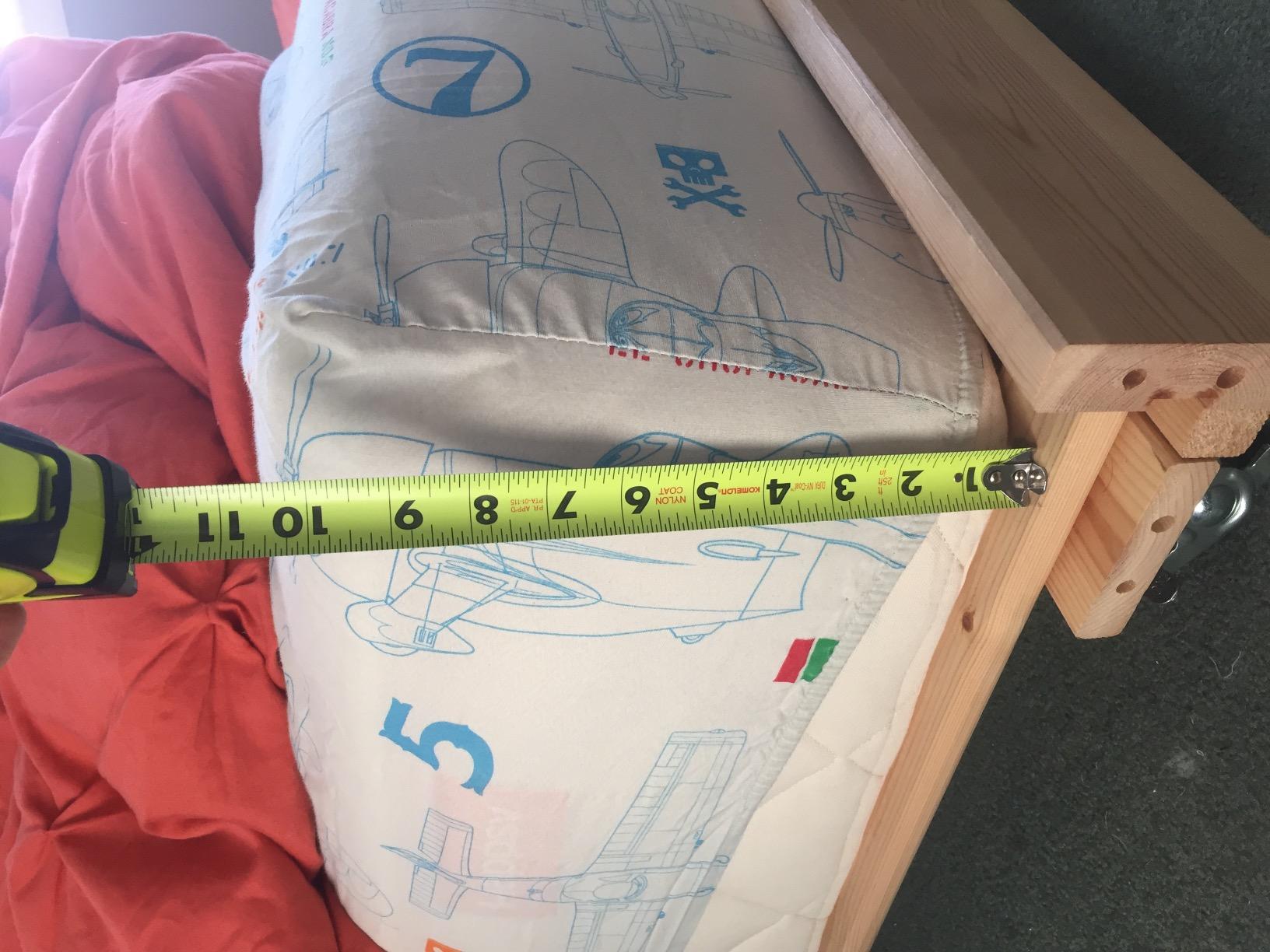 Happsy Organic Hybrid Mattress - Natural Latex Mattress - Medium Firm with Encased Coil Layers for Universal Comfort and Pressure Relieving - Bed-in-a-Box - Full customer photo 1