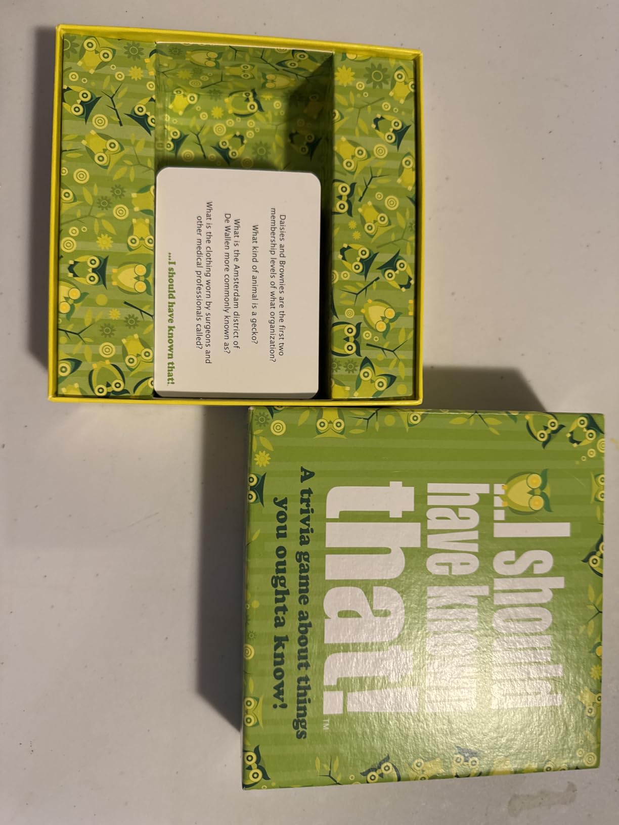 I should have known that! - A Trivia Game About Things You Oughta Know customer photo 1