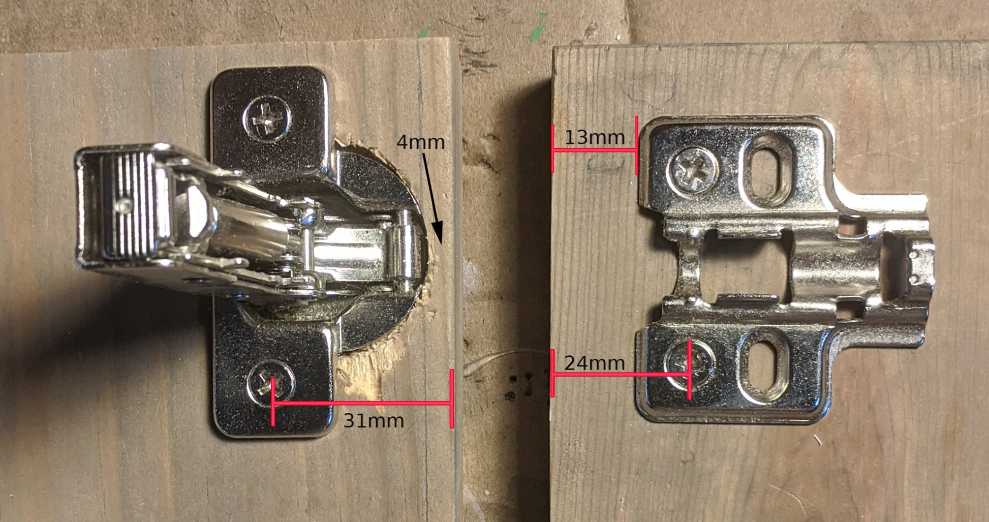 DecoBasics Full Overlay European Soft Close Cabinet Hinges for Kitchen Cabinets (20 Pcs) -105° Frameless Concealed Cabinet Door Hinge -6 Way Adjustability & Clip on Plate for Easy Installation customer photo 2