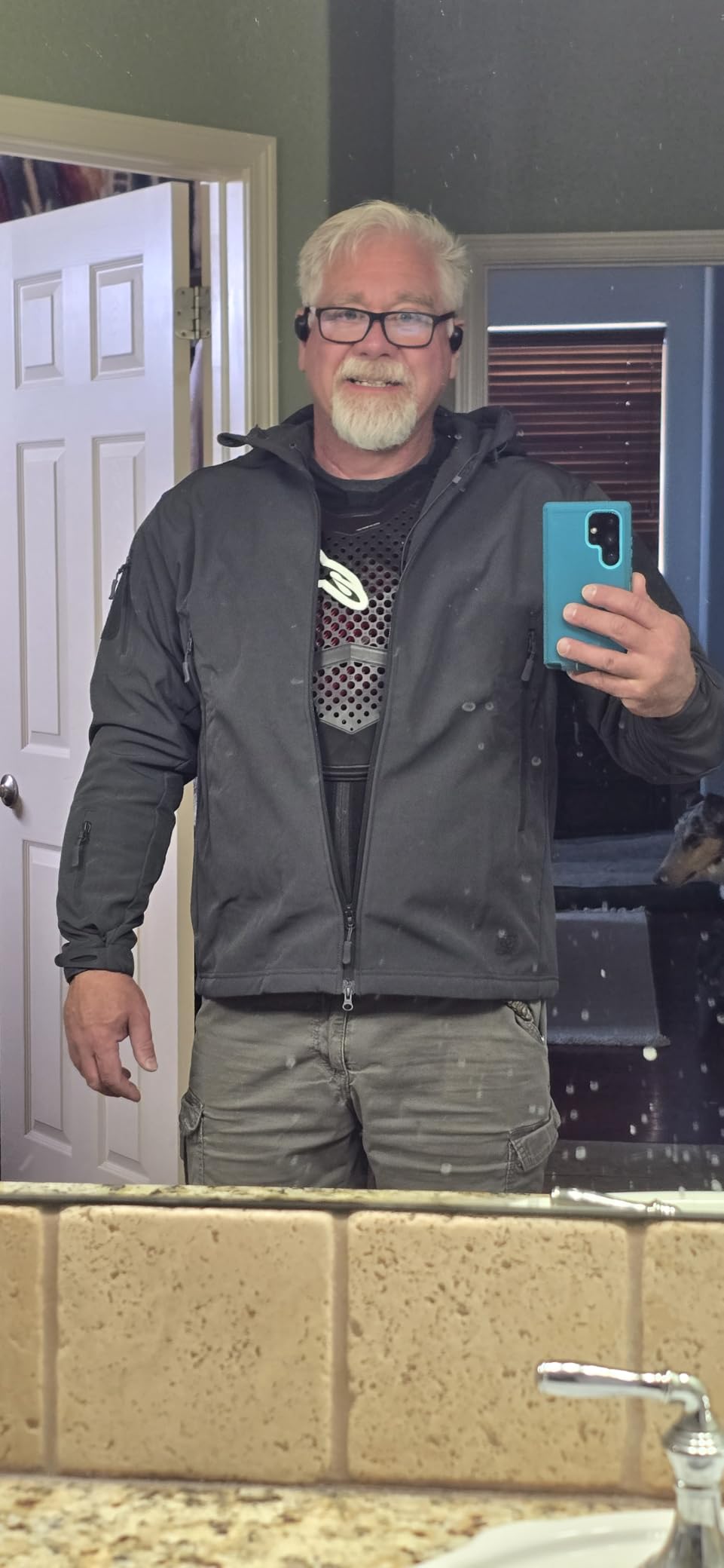 TACVASEN Men's Special Ops Military Tactical Soft Shell Rain Warm Fleece Lined Jacket Winter Hood Coat Hiking Snowboard customer photo 1