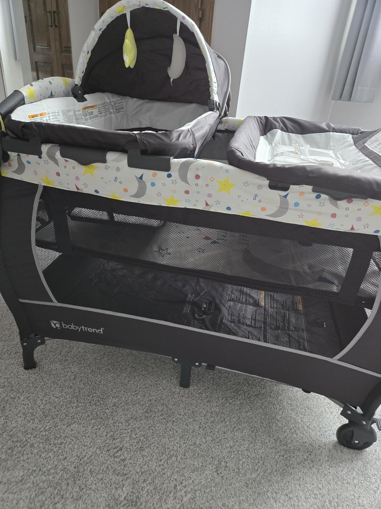 Baby Trend Lil' Snooze Deluxe II Nursery Center, Twinkle Twinkle Little Moon customer photo 1