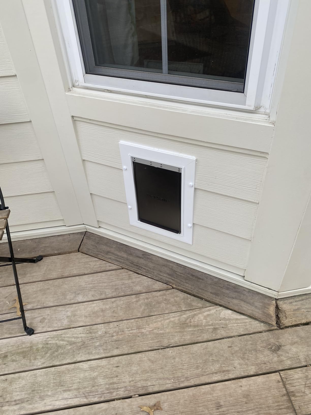PetSafe Wall Entry Pet Door - Rust-Free Telescoping Frame - Easy Install for Interior & Exterior Walls 4 3/4