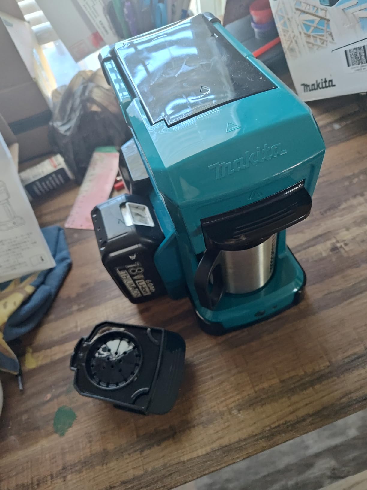 MAKITA Rechargeable Coffee Maker CM501DZ (Blue) - Japan Domestic Genuine Products customer photo 1