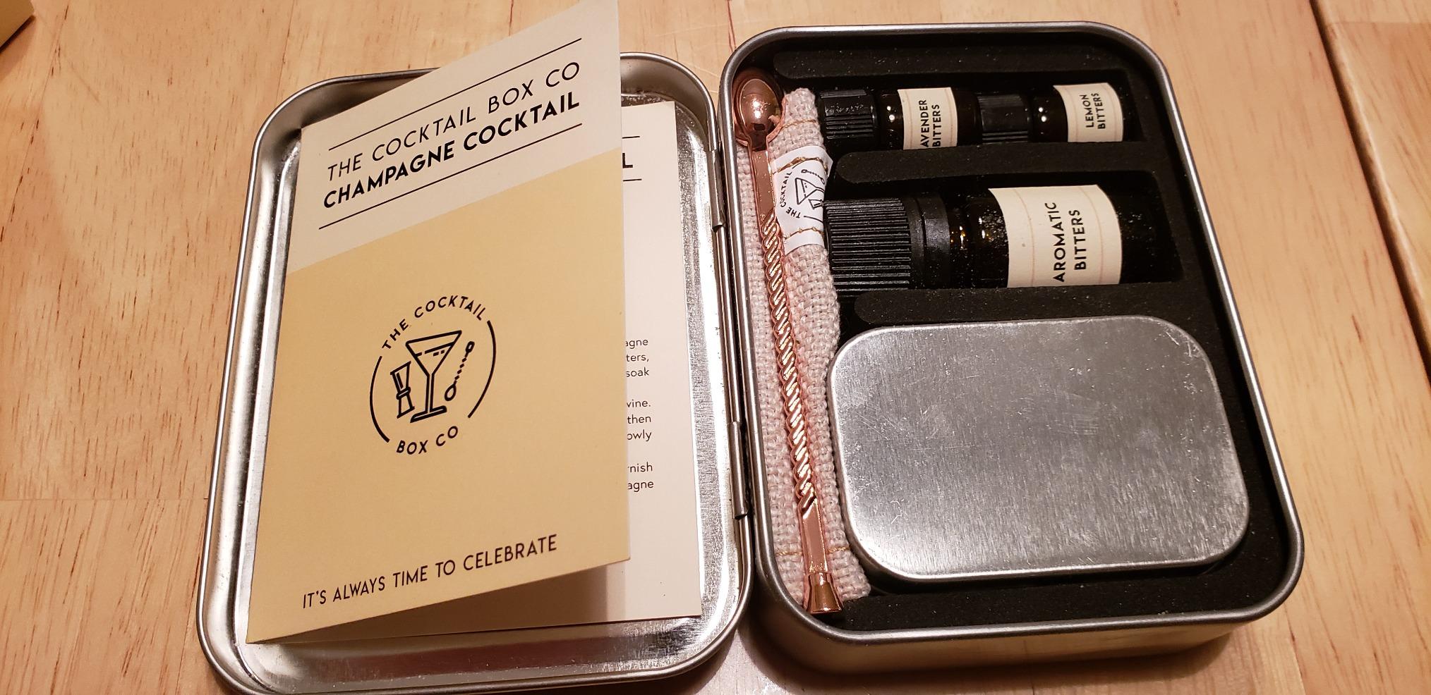 The Cocktail Box Co. Champagne Cocktail Kit - TSA Approved Champagne Travel Kit customer photo 2