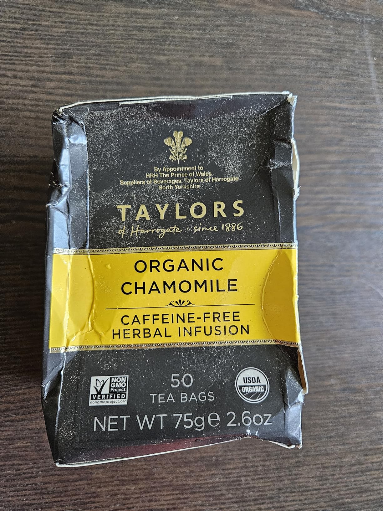 Taylors of Harrogate Organic Chamomile, Herbal Tea, Pillow Bags, 50 Count (Pack of 1), Mellow, Silky & Soft, Caffeine-Free customer photo 2