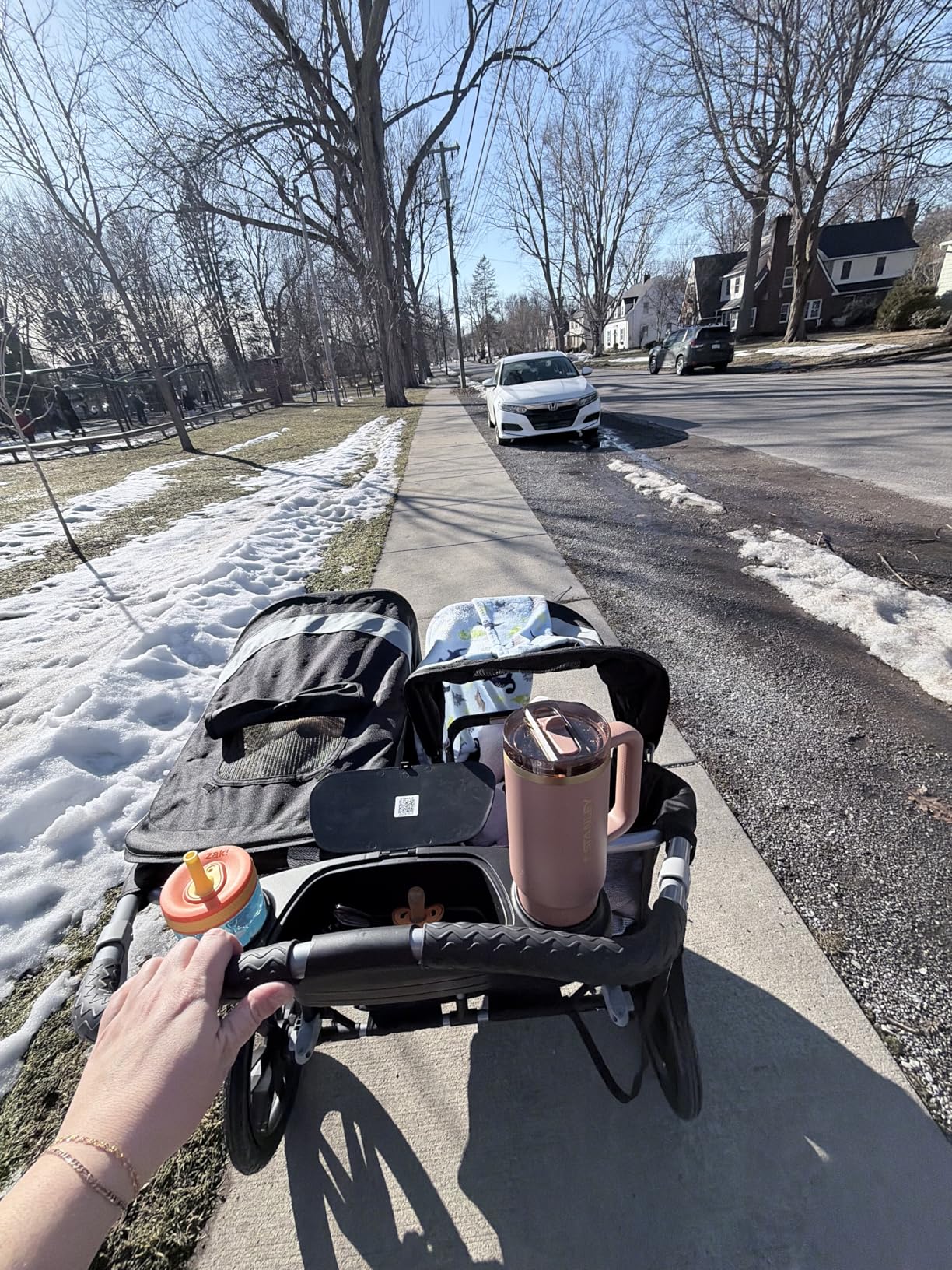 Baby Trend Expedition Double Jogger Stroller, Griffin customer photo 1