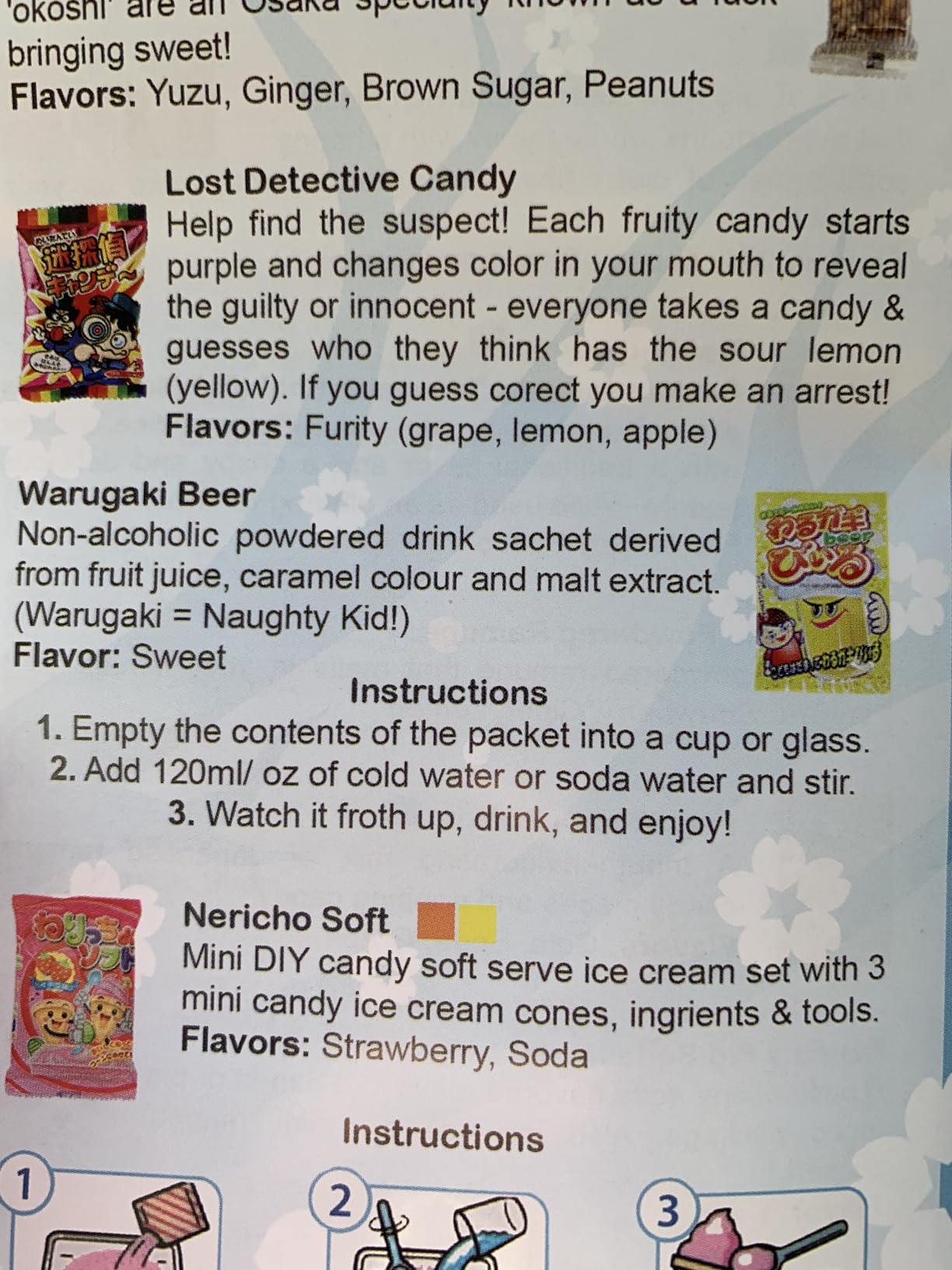 Japanese Snacks & Candy Dagashi with English Pamphlet 30 Pieces Custom Gift Set (Box) customer photo 2