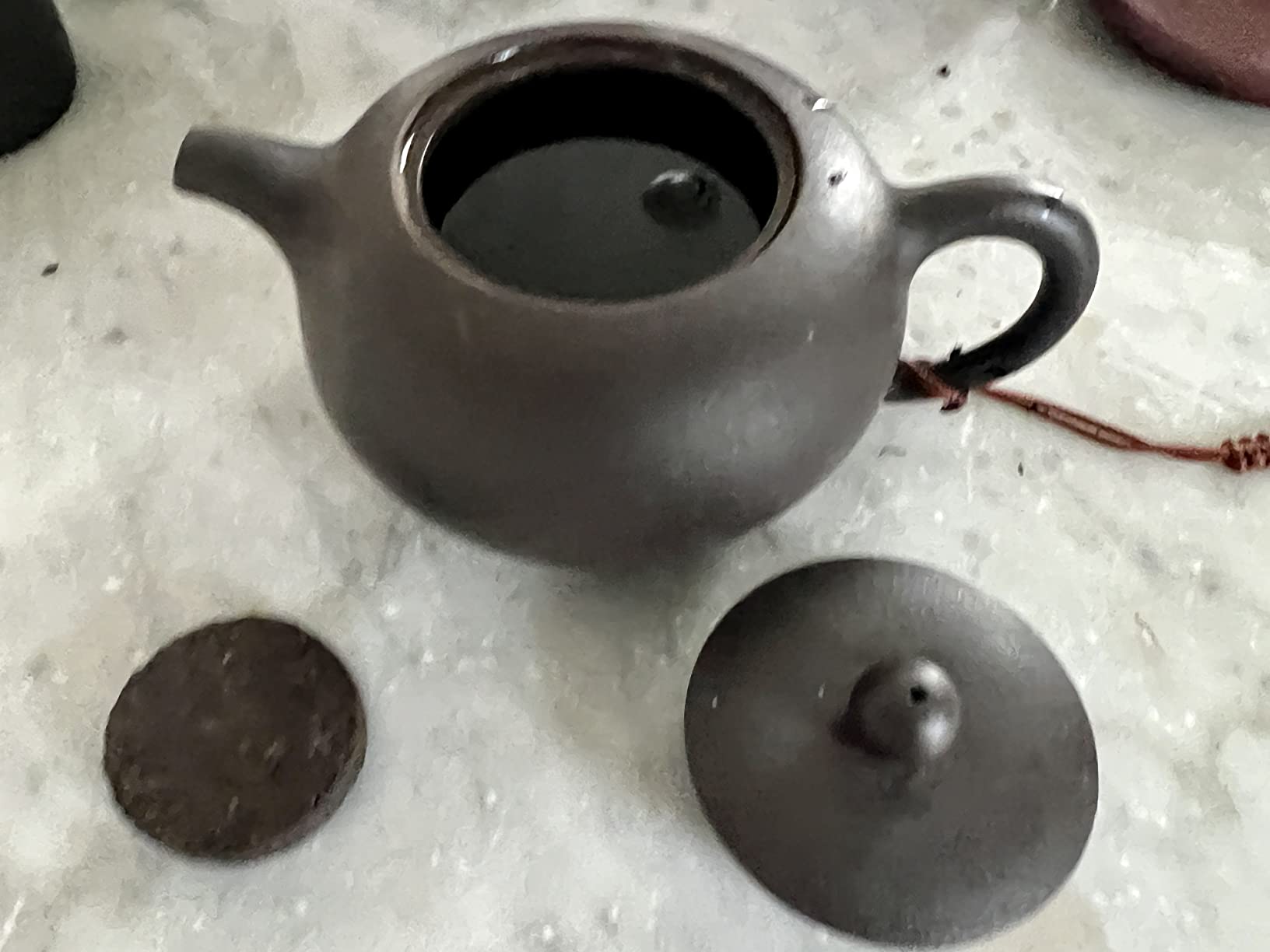 Jinglong Tea Factory - Pu-erh Tea in Bamboo Leaf Tube (80 Cups) Ripe Puerh Tea (7.1 Ounce) customer photo 2