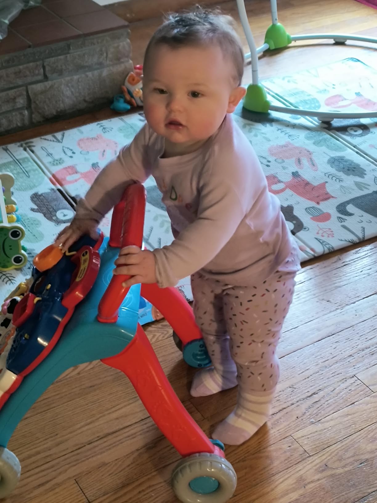VTech Sit-to-Stand Learning Walker (Frustration Free Packaging), Blue customer photo 2