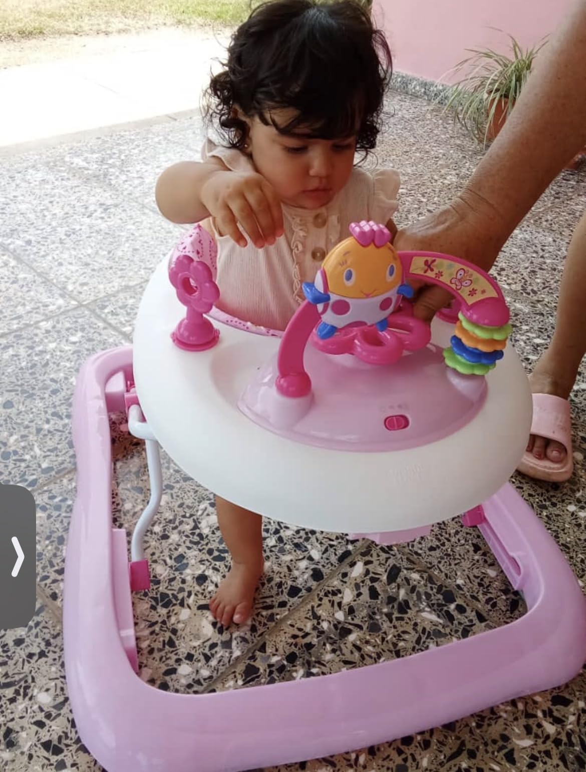 Bright Starts Giggling Safari Walker with Easy Fold Frame for Storage, Ages 6 Months + customer photo 1