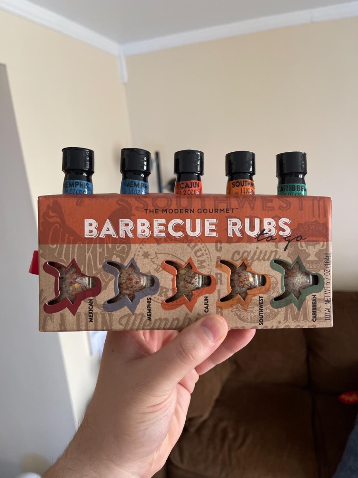 Smokehouse by Thoughtfully, Smokehouse Barbecue Rubs Gift Set, Flavors Include Cajun, Caribbean, Memphis and Southwest (Set of 4) customer photo 2
