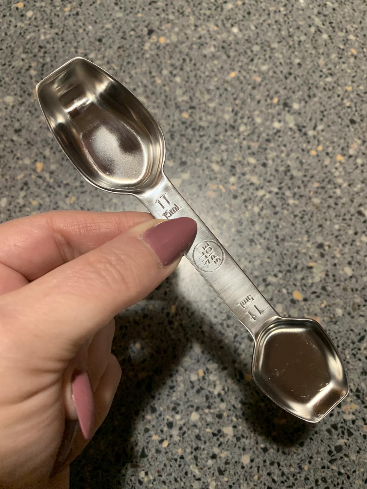 AllSpice Stainless Steel Double Sided Measuring Spoon- Teaspoon and Tablespoon customer photo 1