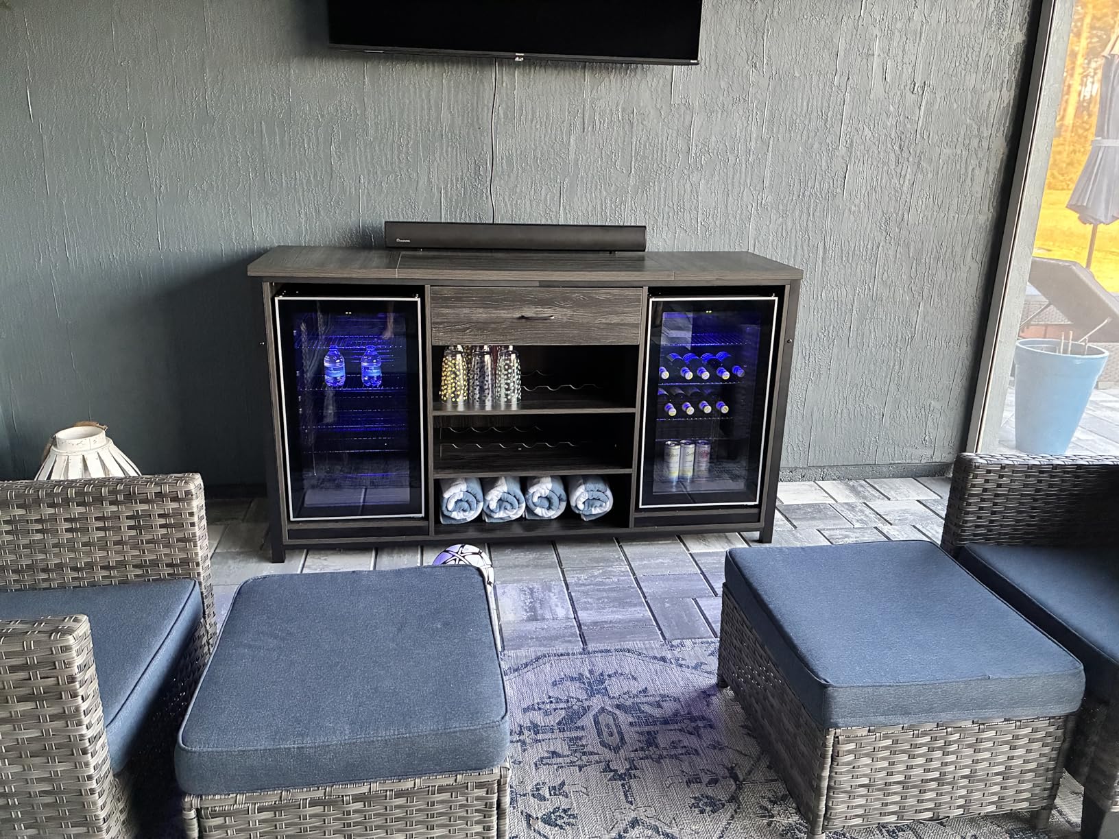 Antarctic Star 26 Bottle Wine Cooler/Cabinet Beverage Refrigerator Mini Wine Cellar customer photo 1