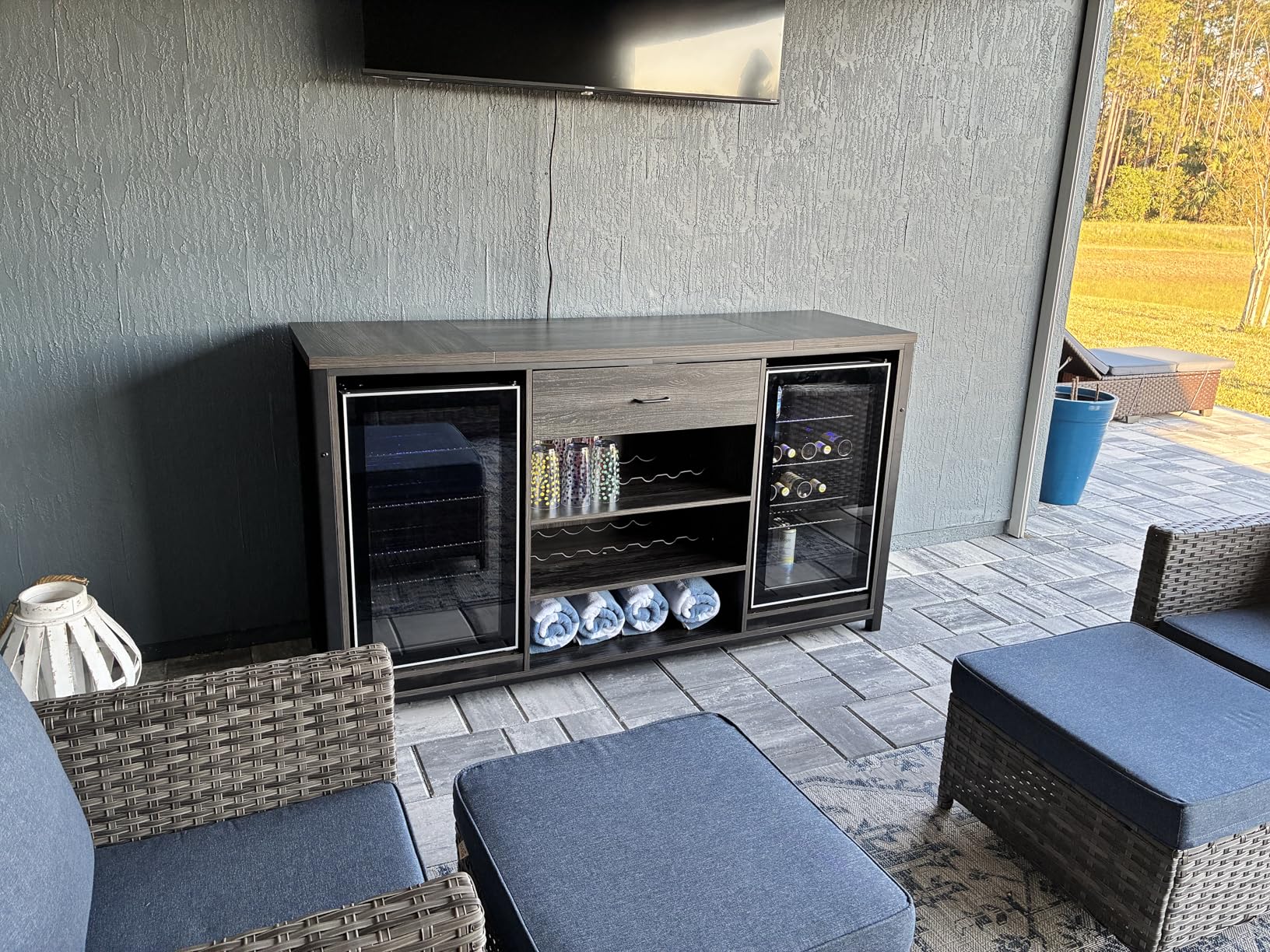 Antarctic Star 26 Bottle Wine Cooler/Cabinet Beverage Refrigerator Mini Wine Cellar customer photo 2