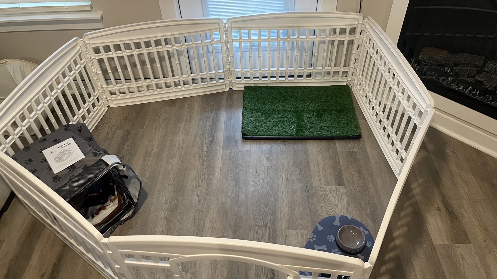 IRIS USA Dog Playpen with Door, 24