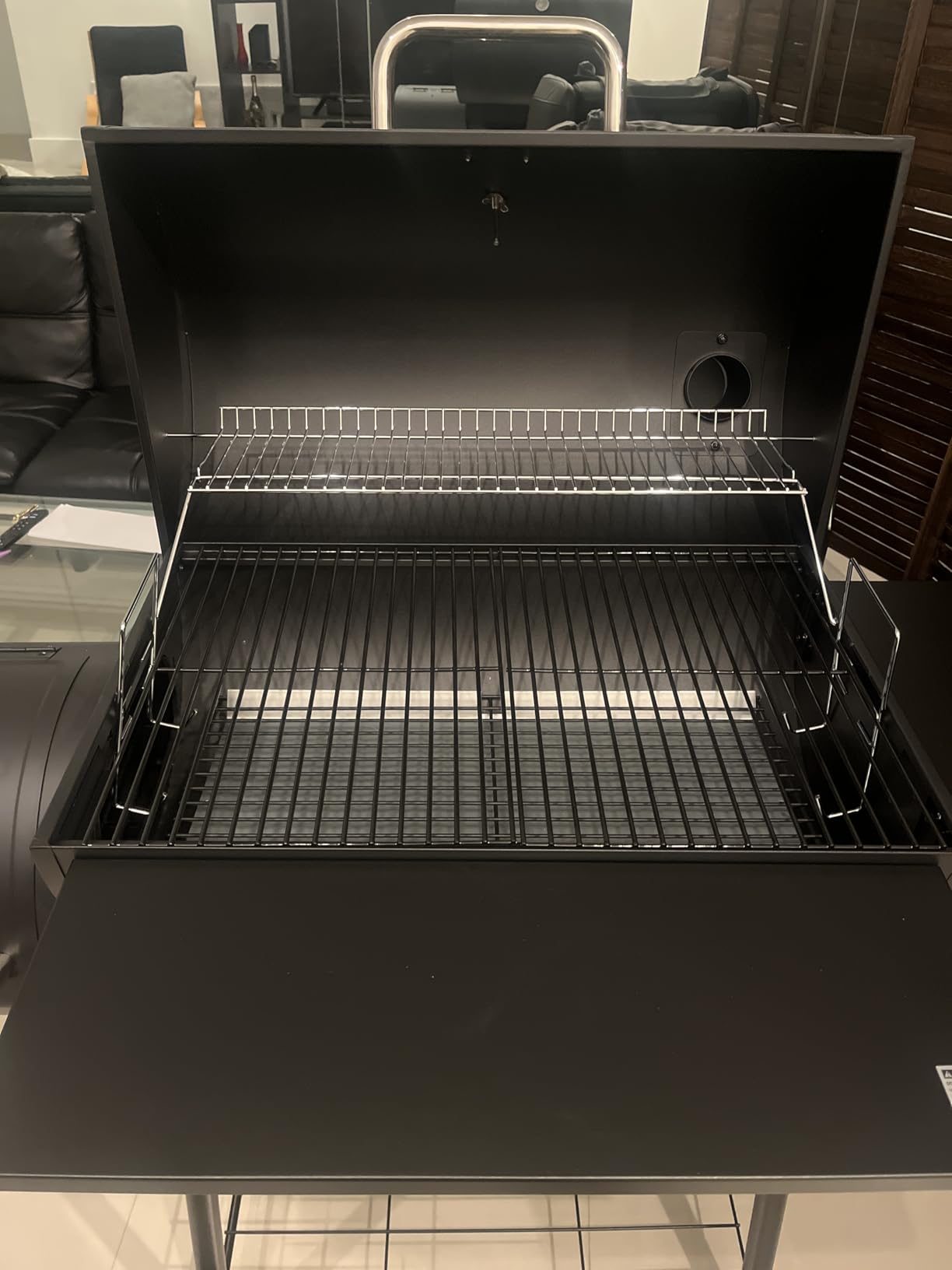 Royal Gourmet CC1830S BBQ Charcoal Grill and Offset Smoker | 823 Square Inch cooking surface, Outdoor for Camping | Black customer photo 2